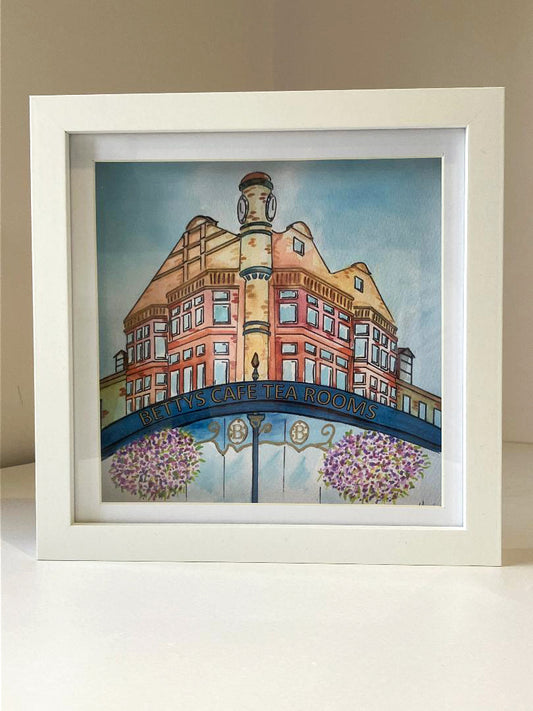 Bettys Tea Room Print 12x12