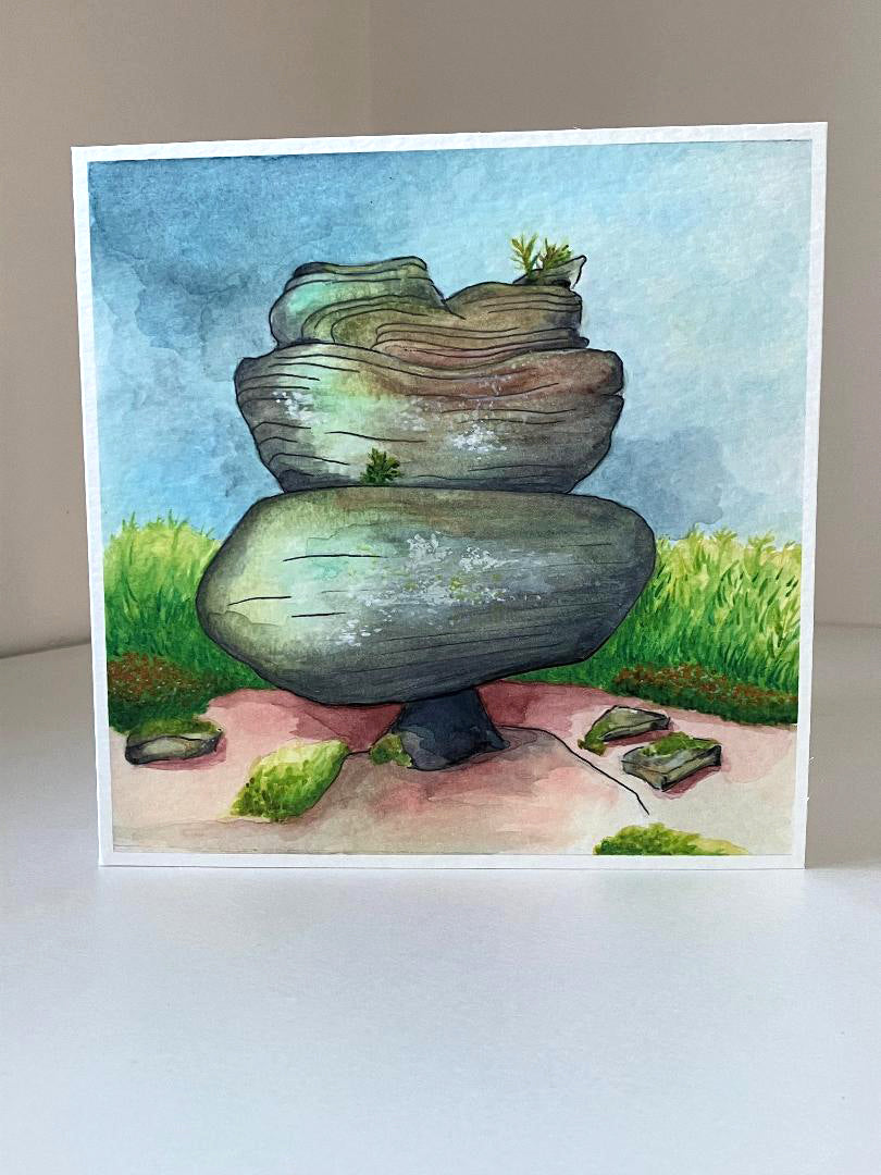 Brimham Rocks Greetings Card